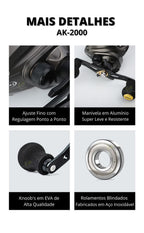 Nova Carretilha Premium LURE PRO AK-2000 AIR1401