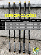 Nova Vara Telescópica de Carbono Premium LIMITED AIR1435