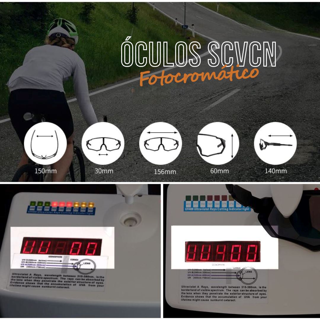 Óculos Fotocromático SCVCN UV400 AIR995
